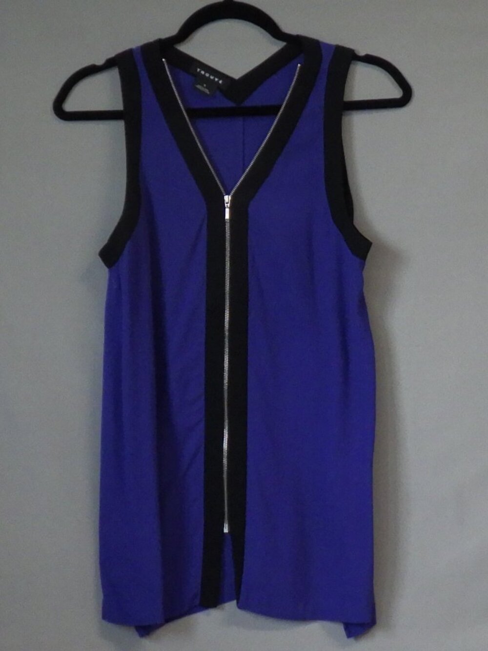 Trouve Zip Up Tunic Vest